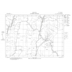 Carta topográfica 2363-2 <em>Cpo.DURAN</em>