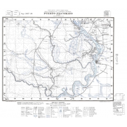 Carta topográfica 2557-26 <em>Pt.PILCOMAYO</em>