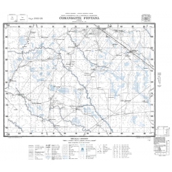 Carta topográfica 2560-28 <em>Cmte.FONTANA</em>