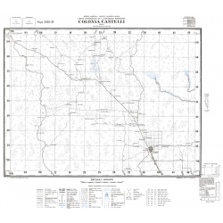 Carta topográfica 2560-32 <em>Cnia.CASTELLI</em>