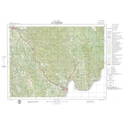 Carta topográfica 2754-21 <em>EL SOBERBIO Ant.1980</em>