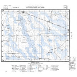 Carta topográfica 2760-22 <em>Pres.D.L.PLAZA</em>