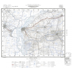 Carta topográfica 2760-30 <em>CORRIENTES Pos.1980</em>