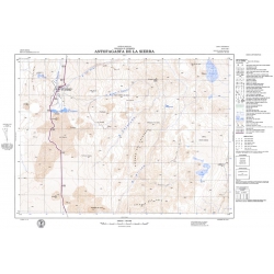 Carta topográfica 2766-1 <em>ANTOFAGASTA D.L.SIERRA</em>