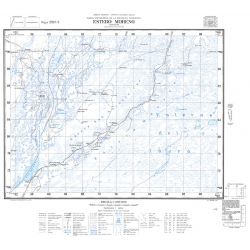 Carta topográfica 2957-3 <em>Ero.MORENO Pos.1980</em>