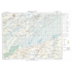 Carta topográfica 2957-I <em>MBURUCUYA</em>