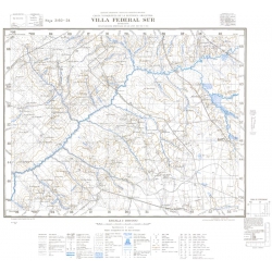 Carta topográfica 3160-24 <em>Va.FEDERAL SUR</em>