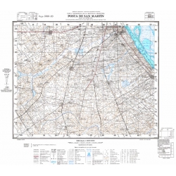 Carta topográfica 3360-20 <em>Pta.DE SAN MARTIN</em>