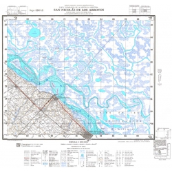 Carta topográfica 3360-21 <em>SAN N.D.L.ARROYOS</em>