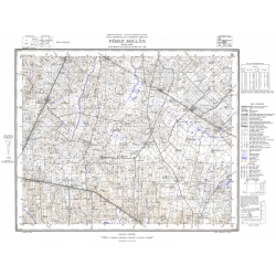 Carta topográfica 3360-33 <em>PEREZ MILLAN</em>