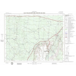 Carta topográfica 3366-9 <em>SAN Fco.D.MONTE DE ORO</em>