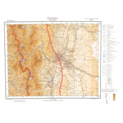 Carta topográfica 3369 <em>MENDOZA</em>