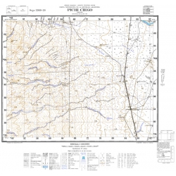 Carta topográfica 3369-29 <em>PICHI CIEGO</em>