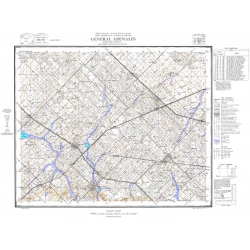 Carta topográfica 3560-1 <em>Grl.ARENALES</em>