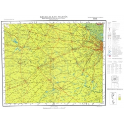 Carta topográfica 3560 <em>Grl.SAN MARTIN</em>