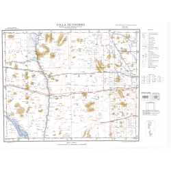Carta topográfica 3566 <em>Va.HUIDOBRO</em>