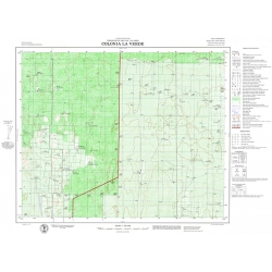 Carta topográfica 3566-29 <em>Cnia.LA VERDE</em>