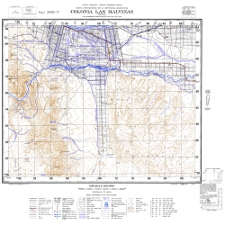 Carta topográfica 3569-17 <em>Cnia.LAS MALVINAS</em>