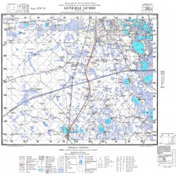 Carta topográfica 3757-8 <em>Grl.GUIDO</em>