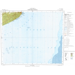 Carta topográfica 3957 <em>MAR D.PLATA</em>