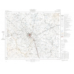 Carta topográfica 3960-6 <em>LOBERIA</em>