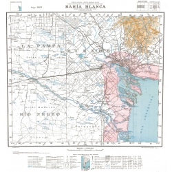 Carta topográfica 3963 <em>B.BLANCA</em>