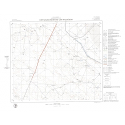 Carta topográfica 3966-34 <em>Establ.LOS PARAISOS</em>