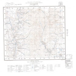 Carta topográfica 3972-24 <em>ALUMINE</em>