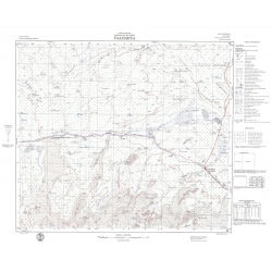 Carta topográfica 4166-I <em>VALCHETA Pos.1980</em>