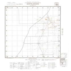 Carta topográfica 4366-34 <em>Mte.TRISTE</em>