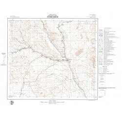 Carta topográfica 4372-6 <em>CUSHAMEN</em>