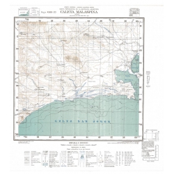 Carta topográfica 4566-20 <em>Cta.MALASPINA</em>