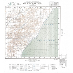 Carta topográfica 4566-25 <em>Dest.PAMPA DE SALAMANCA</em>