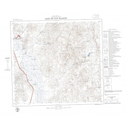 Carta topográfica 4569-1 <em>JOSE D.S.MARTIN</em>