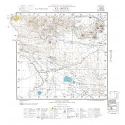 Carta topográfica 4572-23 <em>EL COYTE</em>