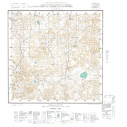 Carta topográfica 4769-20 <em>Dest.LA MARIA</em>