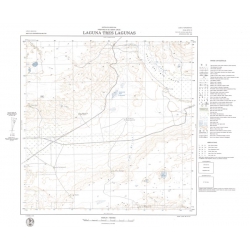 Carta topográfica 4972-18 <em>Lag.TRES LAGUNAS</em>