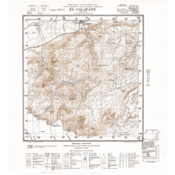 Carta topográfica 5172-9 <em>EL CALAFATE</em>