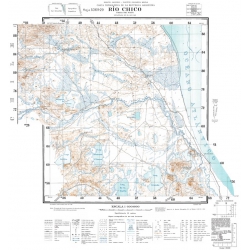 Carta topográfica 5369-29 <em>R.CHICO T.del Fuego</em>